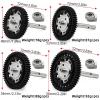 1/5 for X-MAXX & 1/6 for XRT Heavy-Duty Bearing Cush Drive Transmission Set - Main Gear & Input Shaft Upgrade for Tra-xxas RC Cars(52 T) view 2