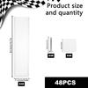 48 Pcs Clear Display Case for Packaged Model Cars,Model Car Display Cases Wall Mount-Holds up to 120 Cars,Toy Car Storage Organizer Compatible with Hot Wheels,Clear Model Car Display Case(16.7 x 4.4) view 2