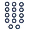 Compatible with Tamiya DT-02 DT-03 Remote Control Car Upgrade Parts Replacement Accessories 14Pcs Sealed Bearing Kit RC Car Accessories view 3