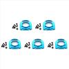 Compatible with Tamiya for TT-02 1/10 Remote Control Car Upgrade Parts Modification Accessories 3X Metal Motor Mount RC Car Accessories view 1