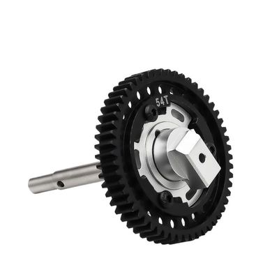 1/5 for X-MAXX & 1/6 for XRT Heavy-Duty Bearing Cush Drive Transmission Set - Main Gear & Input Shaft Upgrade for Tra-xxas RC Cars(54 T)