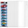 25 Pcs Clear Display Case for Packaged Model Cars Wall Display Case for Packaged Cars Model Car Display Case Holds up to 250 Cars Toy Storage Organizer Compatible with Hot Wheels Toy Car Storage Case view 1