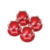 4PCS 17mm Metal Wheel Nuts for Tra-xxas for X-MAXX for SLE-dge Heavy-Duty Locking Tire Nut Upgrade Part 7758(Red) view 1