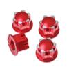 4PCS 17mm Metal Wheel Nuts for Tra-xxas for X-MAXX for SLE-dge Heavy-Duty Locking Tire Nut Upgrade Part 7758(Red) view 4