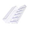 FUNOMOCYA Multi-function Transparent Poker Chip Holder Tray with Compartments for Chips Lightweight Storage Box and Small Items Scratch-resistant Flat Base for Easy Carrying and Table view 1