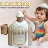 EIRZNGXQ Ice Cream Foam Bath Bubble Maker Toy, Bubble Ice Cream Maker Bath Toy, Cute Bubbles Pretend Cake Play Set, Shower Toys for 3 4 5 6 7 8 Years Old Boys Girls (Purple with Box) view 4