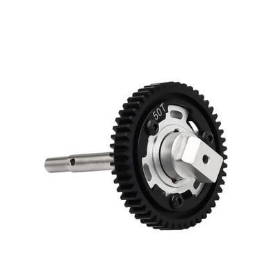 1/5 for X-MAXX & 1/6 for XRT Heavy-Duty Bearing Cush Drive Transmission Set - Main Gear & Input Shaft Upgrade for Tra-xxas RC Cars(50 T)