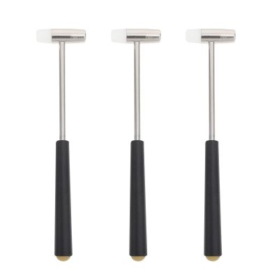 FUNOMOCYA 3pcs Double-end Blocks Assemble Hammer for Metal and Rubber Construction Tools Comfortable Handle Secure Building Accessories for Boys