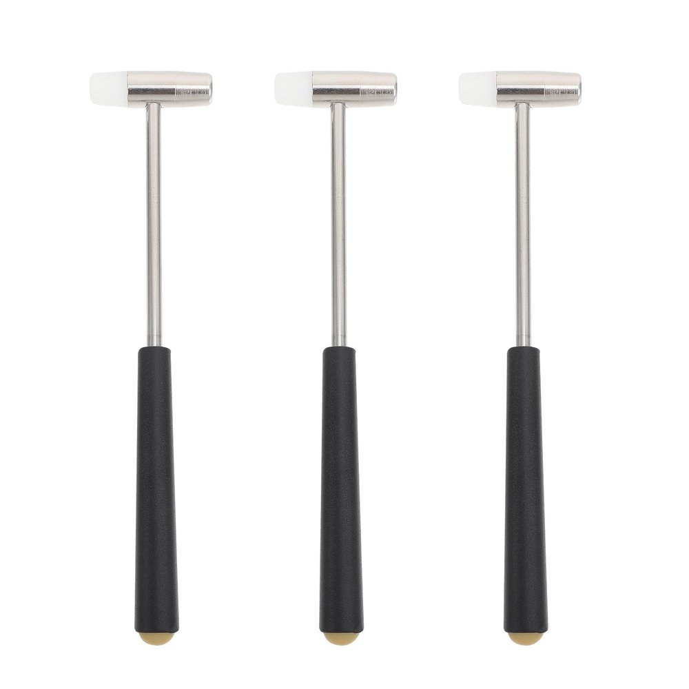 FUNOMOCYA 3pcs Double-end Blocks Assemble Hammer for Metal and Rubber Construction Tools Comfortable Handle Secure Building Accessories for Boys