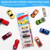 10 Pack 5 Separate Car Protector Case for Hot Wheels Mainline,Protector Packs Compatible with Hot Wheels Model,5 Car Clamshell Display Clamshell Cases Plastic Display Protective Case view 4