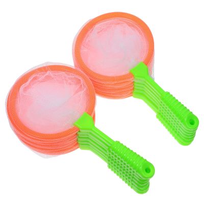 HEANUJJ Telescopic Plastic Fishing Net for Boys and Outdoor Mini Catcher Net Set 8 Sturdy Lightweight Design for Fish Collecting and Nature Exploration