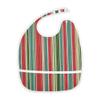 Dussdil Baby Bibs for Boys GirlsChristmas Stripes Colorful (3) Infant Toddler Drooling Bibs Feeding Teething Bibs Adjustable Closure Scraps Pocket 5 Pack view 1