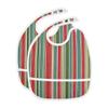 Dussdil Baby Bibs for Boys GirlsChristmas Stripes Colorful (3) Infant Toddler Drooling Bibs Feeding Teething Bibs Adjustable Closure Scraps Pocket 5 Pack view 2