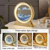3D Deep Sea Sand Art Hourglass Table Lamp - Moving Quicksand Picture, Round Glass Decor for Adults & Kids, Large Desktop Art Toy, Unique Gift for Home & Office view 2