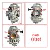 For DR200 DR200SE DR200S 13200-42AC0 13200-42AC2 Carburetor Carb view 3