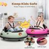 Garvee 12V Kids Ride On Bumper Car with Parental Remote Control, 360 Spin Electric Toddler Bumping Car, LED Lights, Safety Belt & Music, Ride On Cars for 18 Months+ Toddlers view 3
