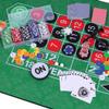 DAYUMKOU Roulette Wheel Set Includes 16'' Roulette Wheel, 200 Casino Chips, Green Roulette Mat, Chip Racks, Dealer Button, Marker Stick, Balls for Casino Game Night Party view 3