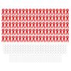 100 Set Button Maker Badge Pin Blanks 44mm - Durable DIY Button Making Supplies for Celebrations, Weddings, Parties, and Gift Crafting (Red) view 1