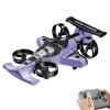 2 in 1 Flying RC Car Plane Drone, RC Plane Drone for Kids, Remote Control Flying Car with Dual Land & Air Modes, LED Stunt Effects, One-Key Tricks, 360 USB Rechargeable Aircraft for Kids (Purple) view 1