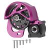 1/10 Scale Aluminum Alloy RC Gearbox | 87T Steel Spur Gear for Axial SCX10 / SCX10 II / AX10 / SMT10 | Limited Slip Differential & CNC Machined Gears (Purple) view 1