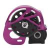 1/10 Scale Aluminum Alloy RC Gearbox | 87T Steel Spur Gear for Axial SCX10 / SCX10 II / AX10 / SMT10 | Limited Slip Differential & CNC Machined Gears (Purple) view 3