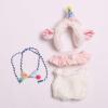 10 cm, 17 cm, 38 cm, Trendy Dolls Change Clothes, Casual and Cute Suits (Lamb Birthday hat Four-Piece Set) view 1