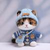 10 cm, 17 cm, 38 cm, Trendy Dolls Change Clothes, Casual and Cute Suits (Blue Rabbit Button Sweater Set) view 1