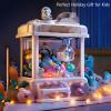 Gashapon Machine  Toy Claw Machine for Kids with Light and Music,2 Panda Doll,25 Dolls,20 Gashapons  Crane Game Machine Use Gumballs,Candy,Toys,or Small Prizes view 3
