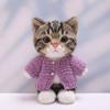 10 cm, 17 cm, 38 cm, Trendy Dolls Change Clothes, Casual and Cute Suits (Purple Wool Cardigan B) view 1