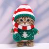 10 cm, 17 cm, 38 cm, Trendy Dolls Change Clothes, Casual and Cute Suits (Green Christmas Tree Sweater Set) view 1