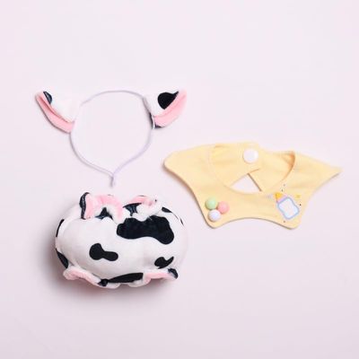 10 cm, 17 cm, 38 cm, Trendy Dolls Change Clothes, Casual and Cute Suits (Cow Three-Piece Set)