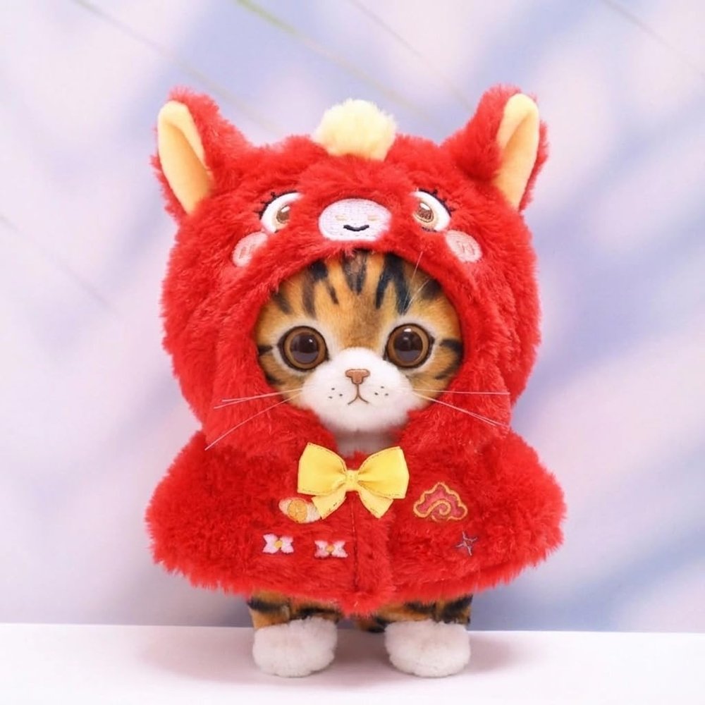 10 cm, 17 cm, 38 cm, Trendy Dolls Change Clothes, Casual and Cute Suits (Little Red Horse Shawl)