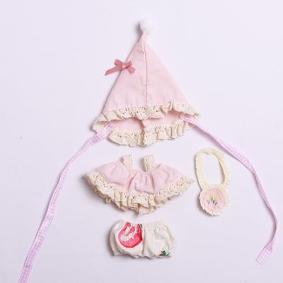 10 cm, 17 cm, 38 cm, Trendy Dolls Change Clothes, Casual and Cute Suits (Pink elf Suit)