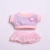 10 cm, 17 cm, 38 cm, Trendy Dolls Change Clothes, Casual and Cute Suits (Purple Sweater Love Pink Skirt) view 1