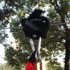SZHTMZXC Zipline Pulley Eagle for Kids, Backyard Fun Zip Line Pulley Black view 4