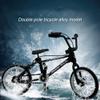 ydzqdxzz 2Pcs Black 1/18 Finger Bike Action Figure Toy,Mini Finger Mountain Bike Model Art Crafts Desktop Decor view 4