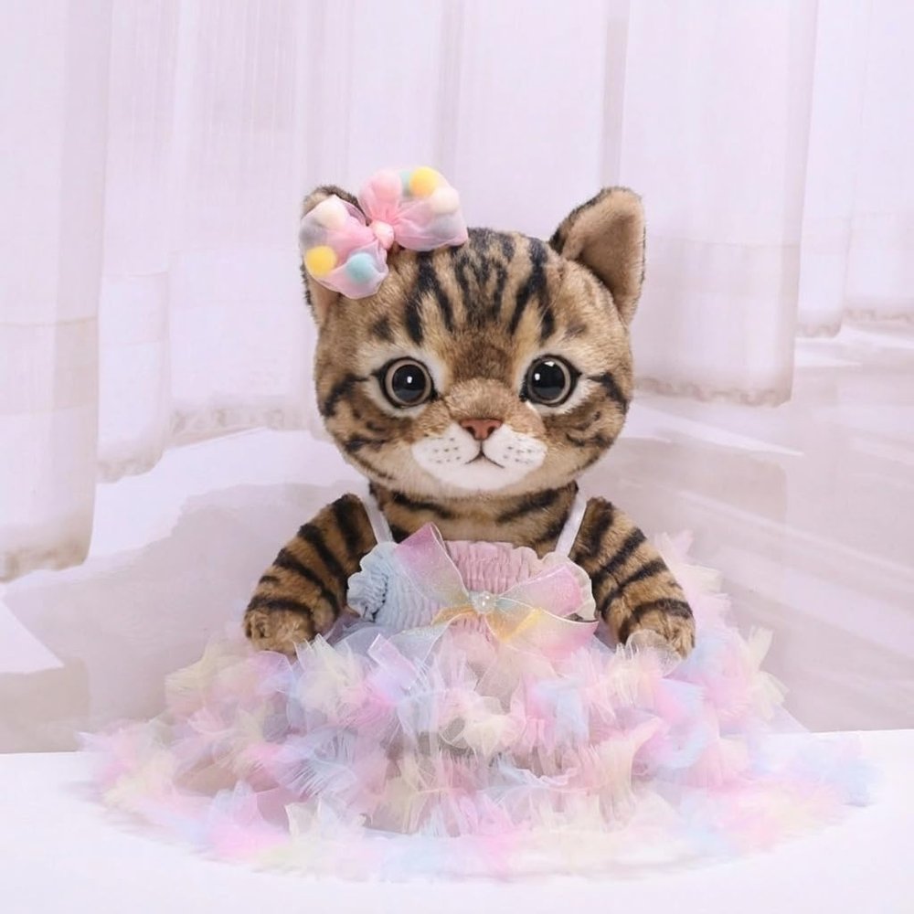 10 cm, 17 cm, 38 cm, Trendy Dolls Change Clothes, Casual and Cute Suits (Colored Gauze Skirt)