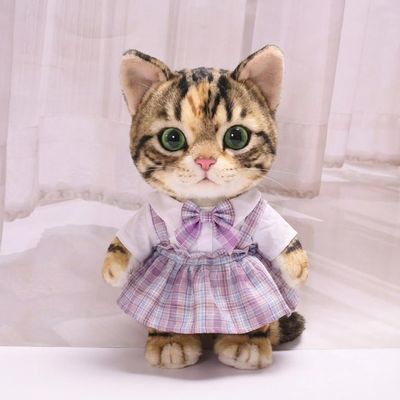10 cm, 17 cm, 38 cm, Trendy Dolls Change Clothes, Casual and Cute Suits (Purple JK Skirt Two-Piece Set)