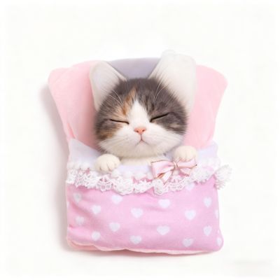 10 cm, 17 cm, 38 cm, Trendy Dolls Change Clothes, Casual and Cute Suits (Pink Bed)