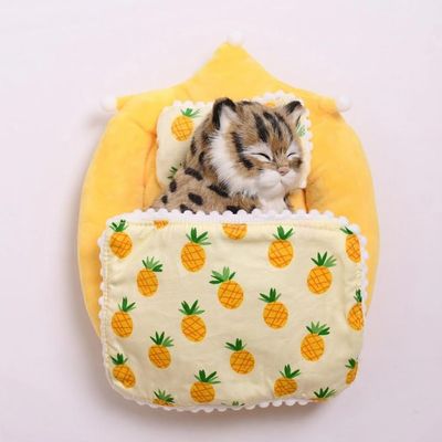 10 cm, 17 cm, 38 cm, Trendy Dolls Change Clothes, Casual and Cute Suits (Pineapple Bed Three-Piece Set)