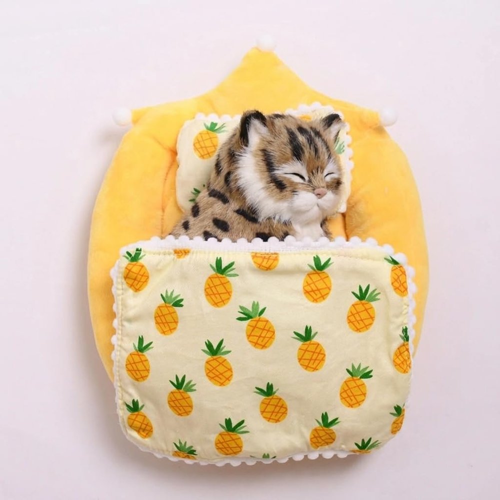 10 cm, 17 cm, 38 cm, Trendy Dolls Change Clothes, Casual and Cute Suits (Pineapple Bed Three-Piece Set)