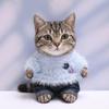 10 cm, 17 cm, 38 cm, Trendy Dolls Change Clothes, Casual and Cute Suits (Blue Fur top + Jeans) view 1