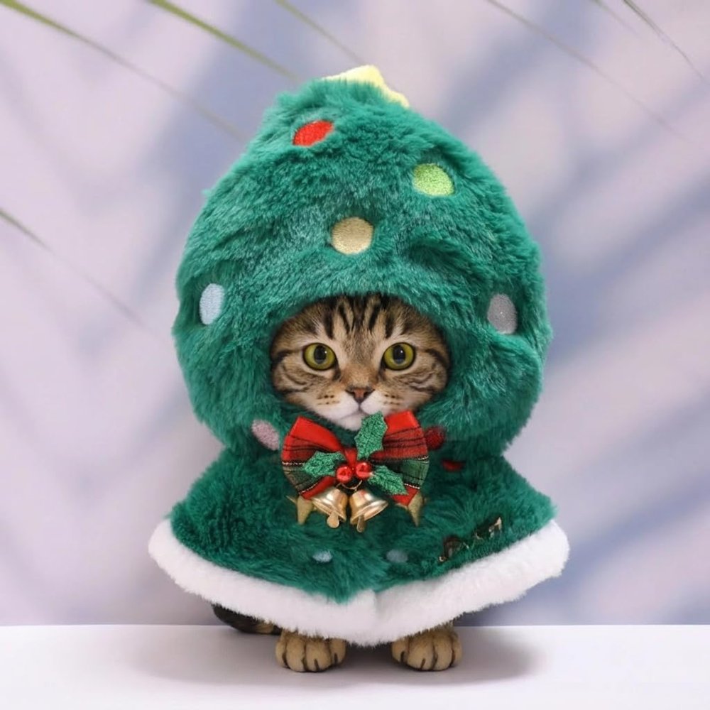 10 cm, 17 cm, 38 cm, Trendy Dolls Change Clothes, Casual and Cute Suits (Christmas Tree Shawl Onesie)
