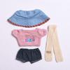 10 cm, 17 cm, 38 cm, Trendy Dolls Change Clothes, Casual and Cute Suits (Pink Sweater Set) view 1