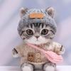 10 cm, 17 cm, 38 cm, Trendy Dolls Change Clothes, Casual and Cute Suits (Brown Rabbit Button Sweater Set) view 1