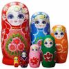 DAGLLGEW Russian Nesting Dolls Set of 7 Sunflower Print Wood Matryoshka Doll for Kids, Adults Russian Dolls Matryoshka Doll Nesting view 1