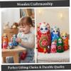 DAGLLGEW Russian Nesting Dolls Set of 7 Sunflower Print Wood Matryoshka Doll for Kids, Adults Russian Dolls Matryoshka Doll Nesting view 4