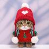 10 cm, 17 cm, 38 cm, Trendy Dolls Change Clothes, Casual and Cute Suits (Christmas Tree Red Sweater Set) view 1