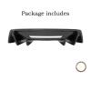 MUNALP Add-on Rear Diffuser for Ford Mustang S650 2024 2025 No Drilling Required Rear Bumper Lip Spoiler Chin Splitter Accessories ABS Plastics (Carbon Fiber Painted) view 2