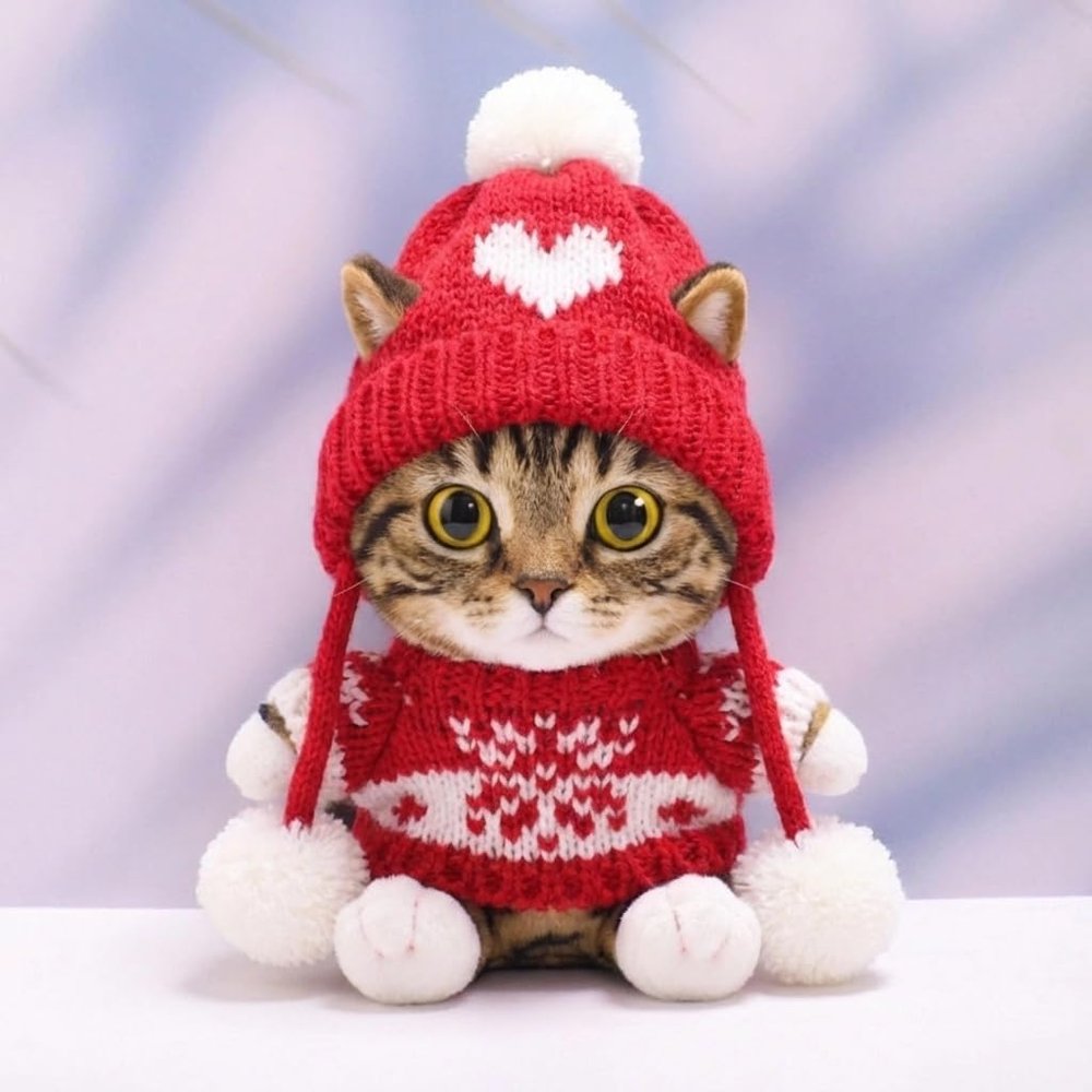 10 cm, 17 cm, 38 cm, Trendy Dolls Change Clothes, Casual and Cute Suits (Snowflake Sweater B Set)
